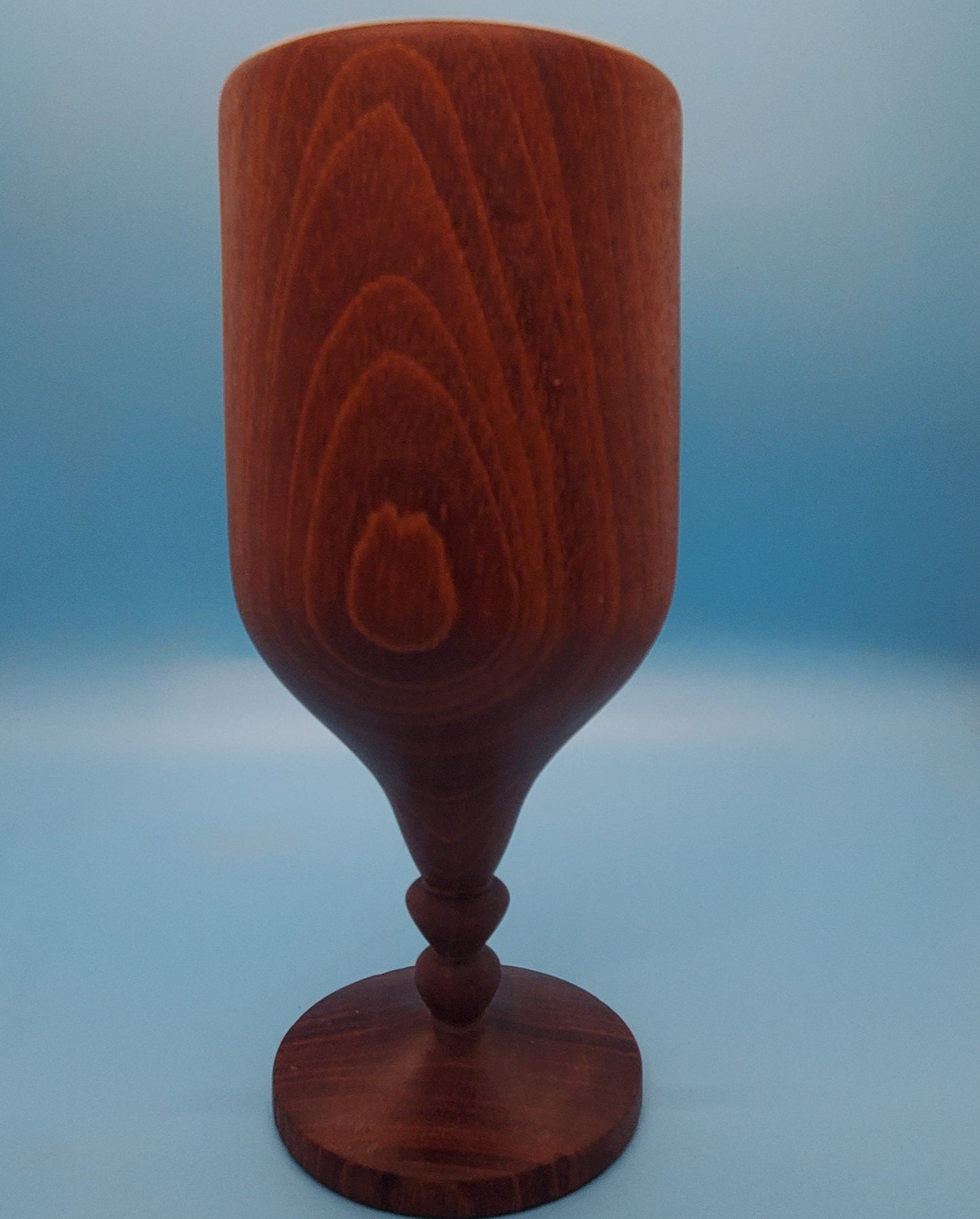 Big Honduran mahogany kiddish cup