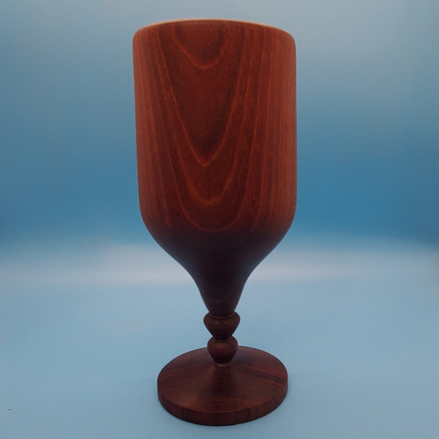 Big Honduran mahogany kiddish cup