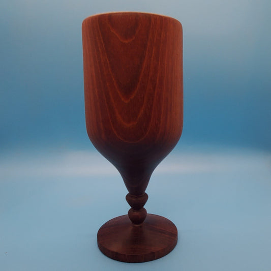 Big Honduran mahogany kiddish cup