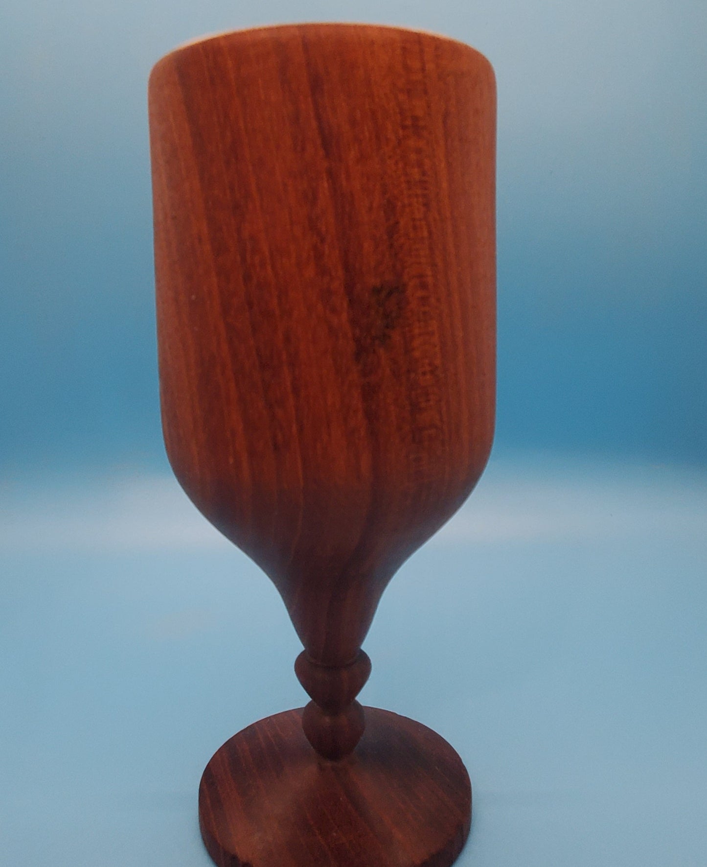 Big Honduran mahogany kiddish cup