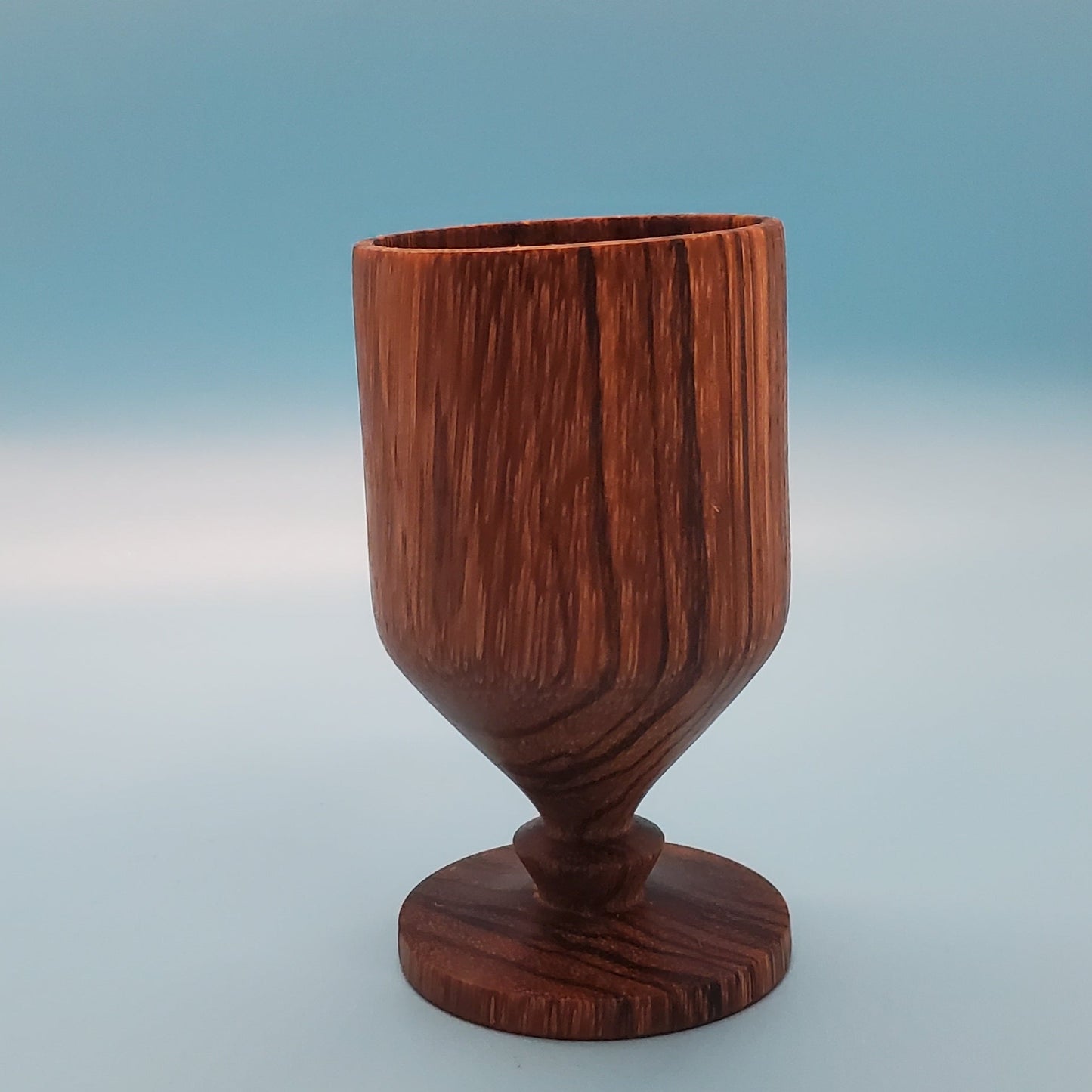 Small zebrawood kiddish cup