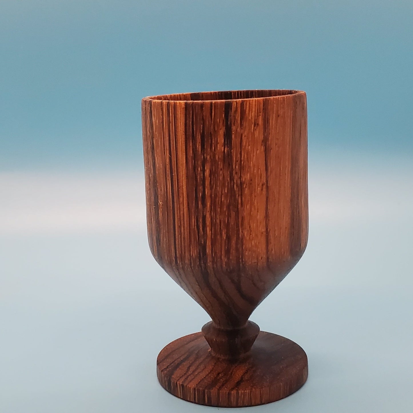 Small zebrawood kiddish cup