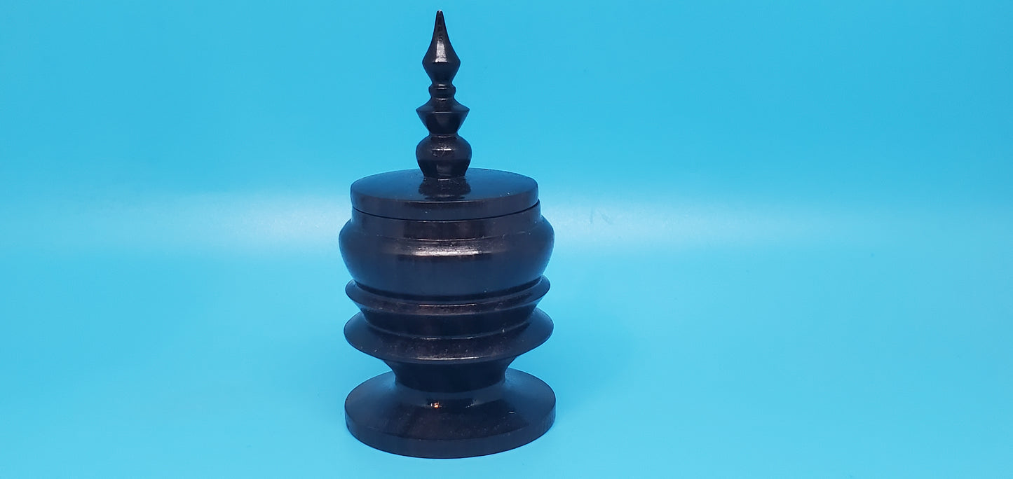 Small Indian rosewood besamim holder