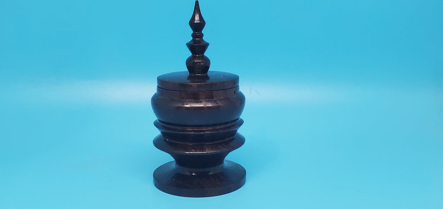 Small Indian rosewood besamim holder