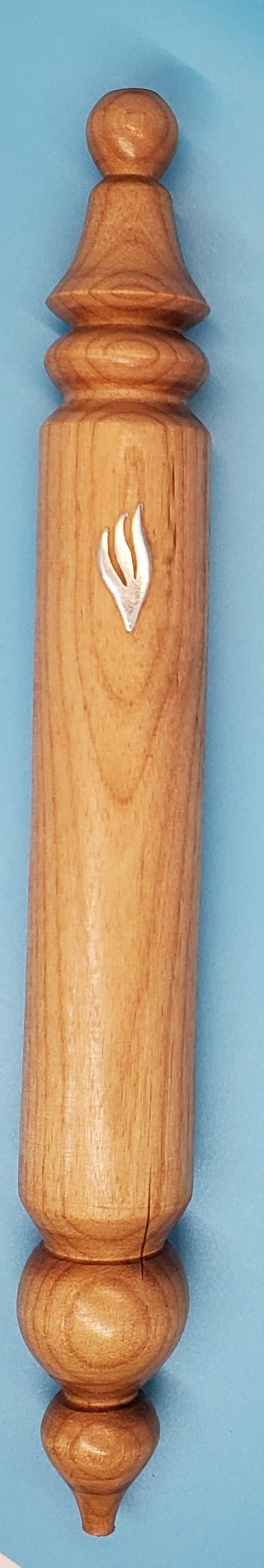 Red Alder wood Mezuzah holder