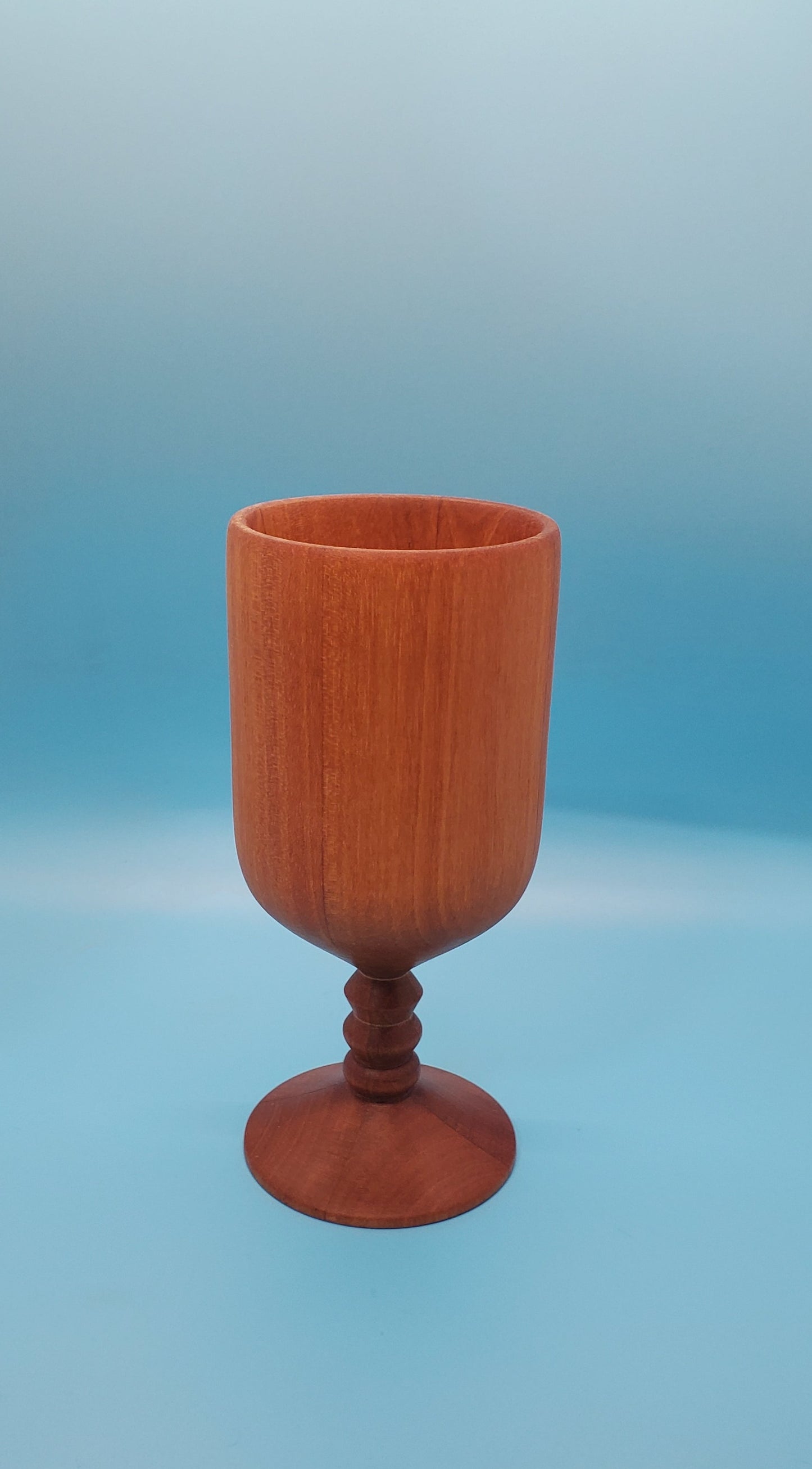 Big Honduran mahogany kiddish cup