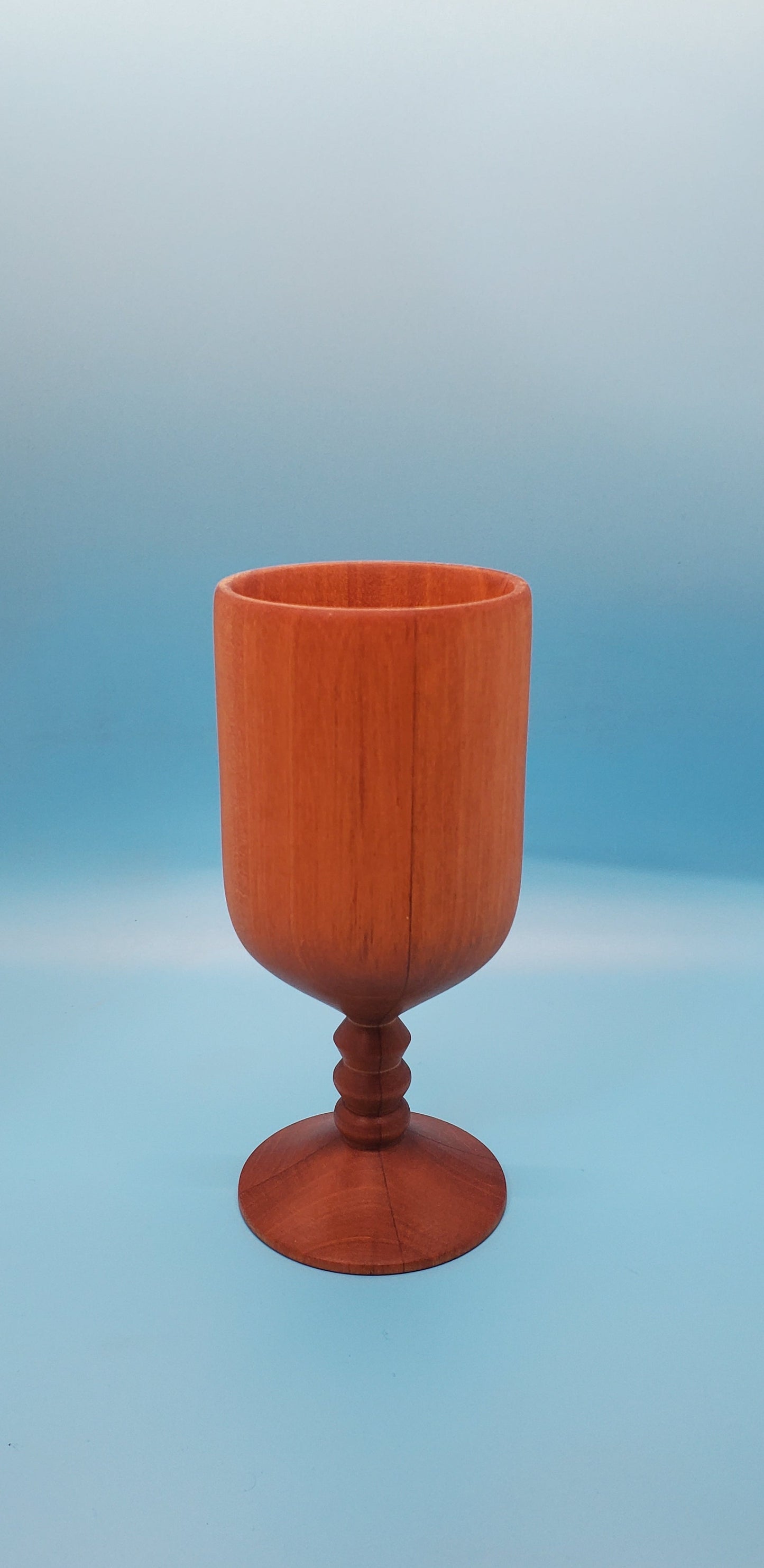 Big Honduran mahogany kiddish cup