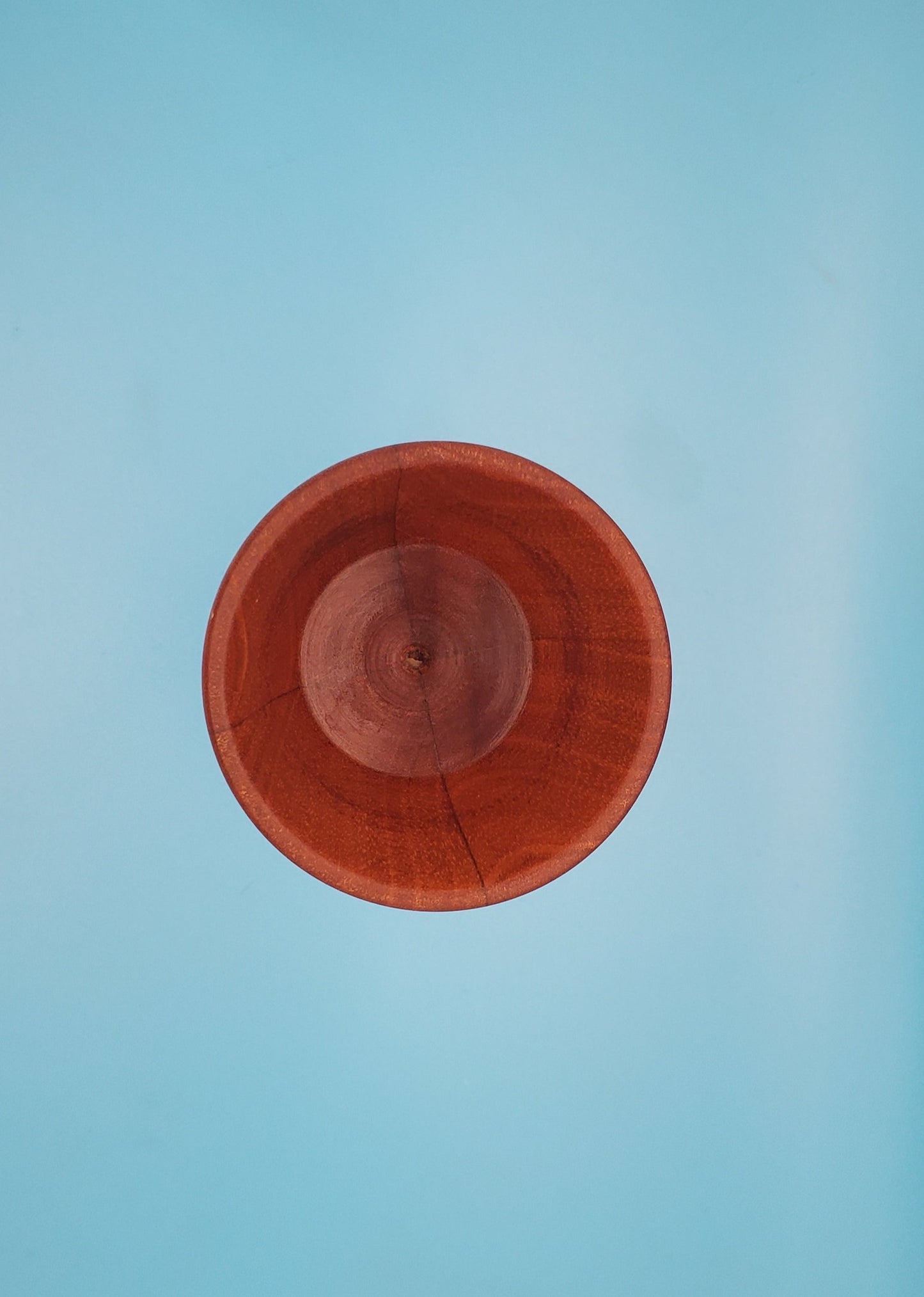 Big Honduran mahogany kiddish cup